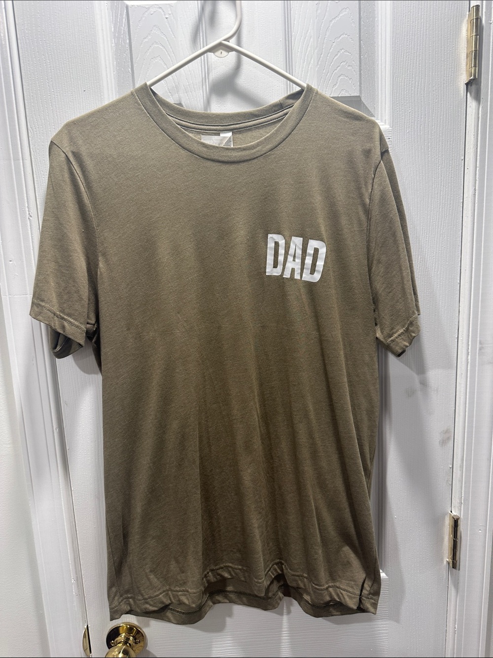 Bella Canvas Olive Green DAD Short-Sleeve Tee